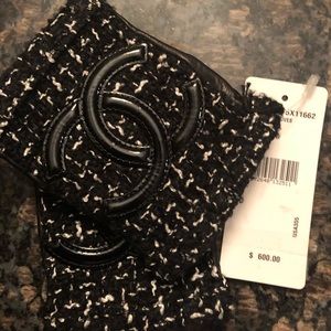 Chanel fingerless gloves